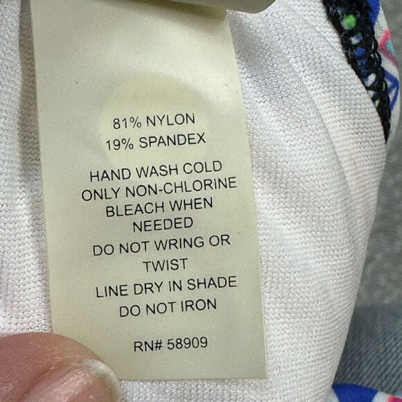 GB GIANNI BINI 2 piece Swim Suit High Waist Flounce Bikini Swimsuit Medium - Picture 8 of 9